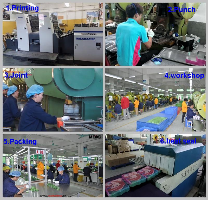 260mm OEM factory regular red rectangle tin